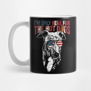 Greyhound Shirt Funny 4th of July Pup Tee Mug